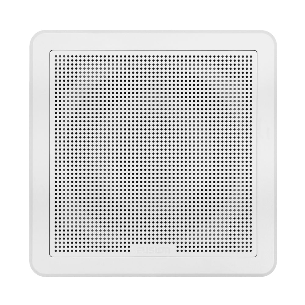 Fusion FM-S10SW 10" Flush Mount Square Marine Subwoofer 400W - White