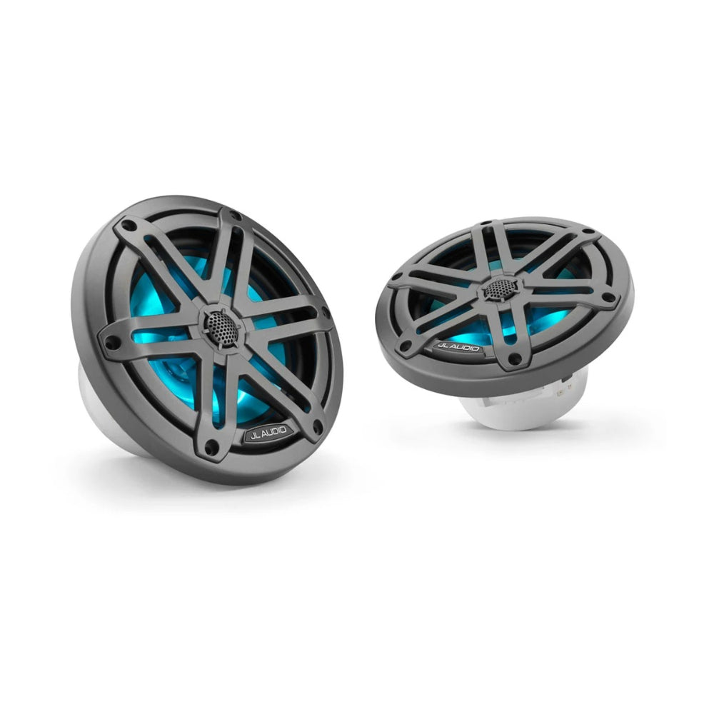 JL Audio M3 Marine Speakers - 6.5" - RGB LED - Grey Sport