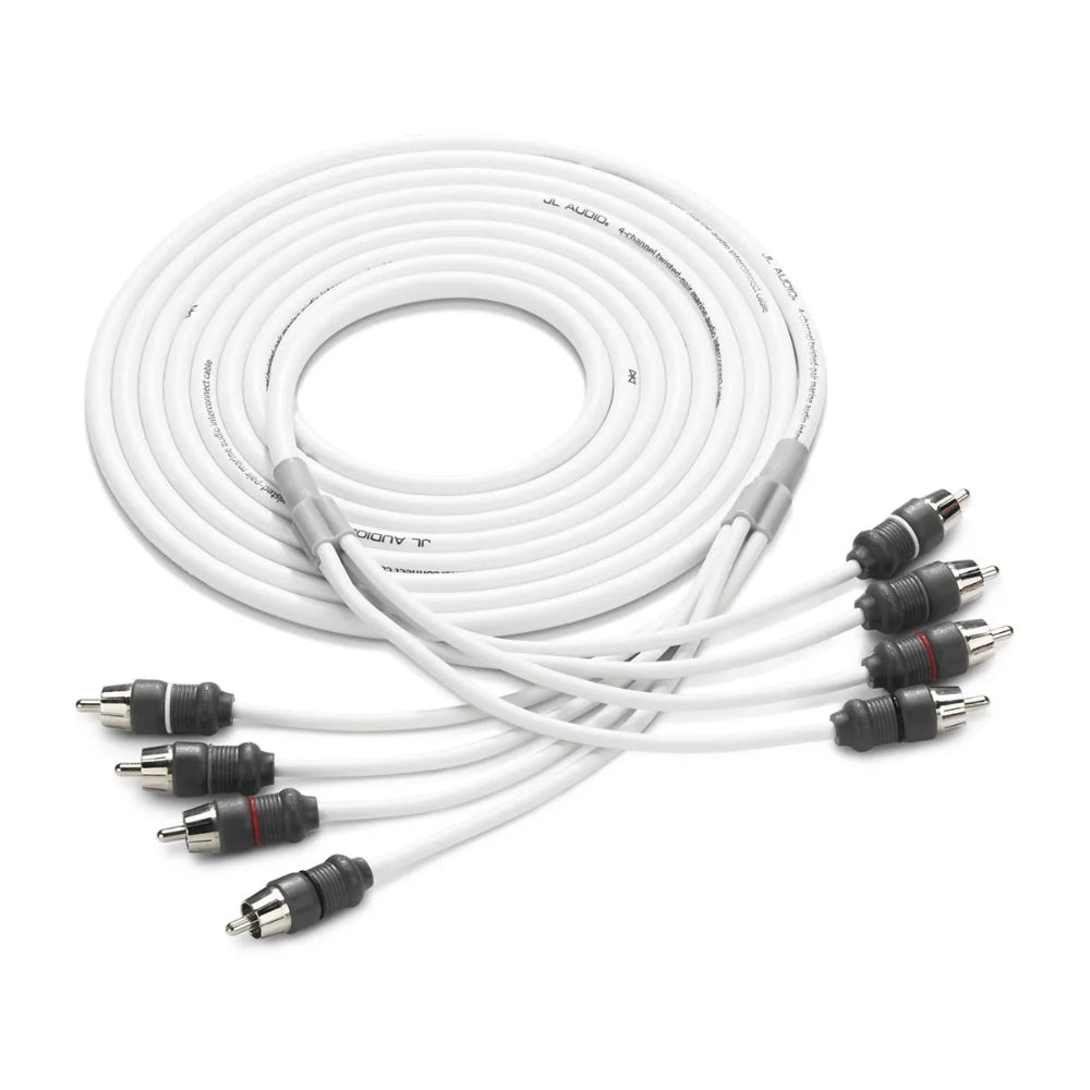 JL Audio Marine Audio RCA Interconnect Cable - 4-channel - 12'