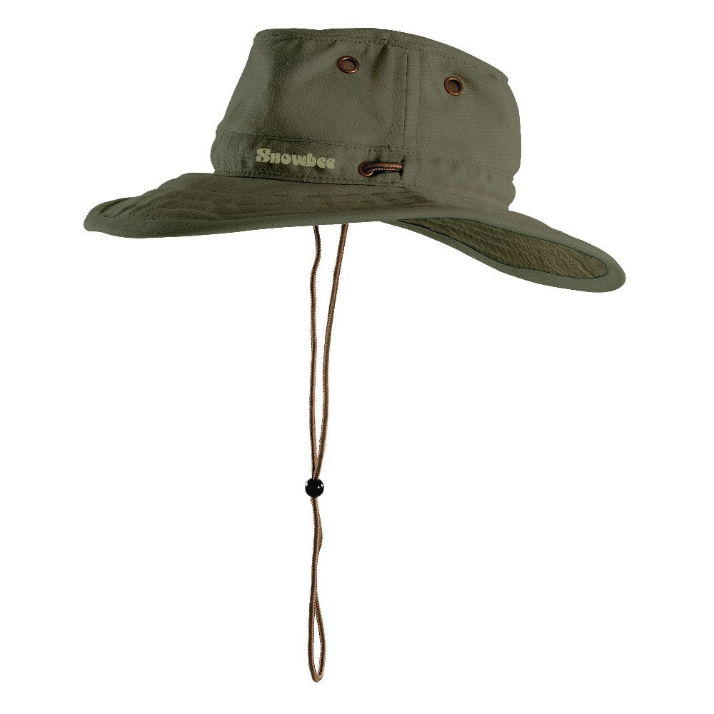 Snowbee Wide Brim Ranger Hat Olive Green - L