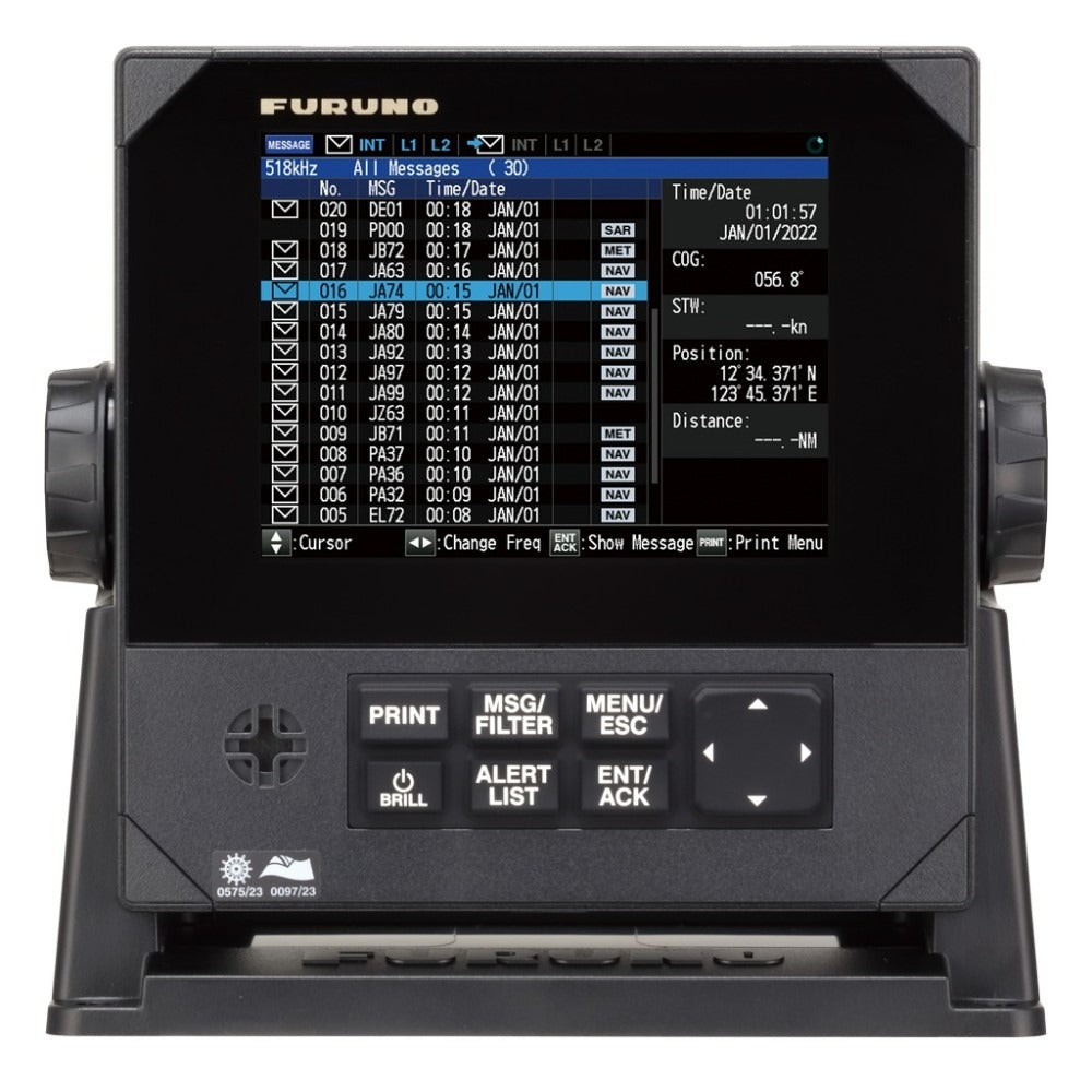 Furuno NX900 Navtex Receiver With NX-9HE Antenna & 20M Cable