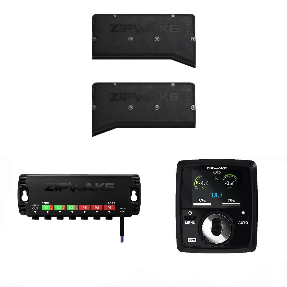 Zipwake Series E Pro Trim Control Kit - 400E Chine Interceptor