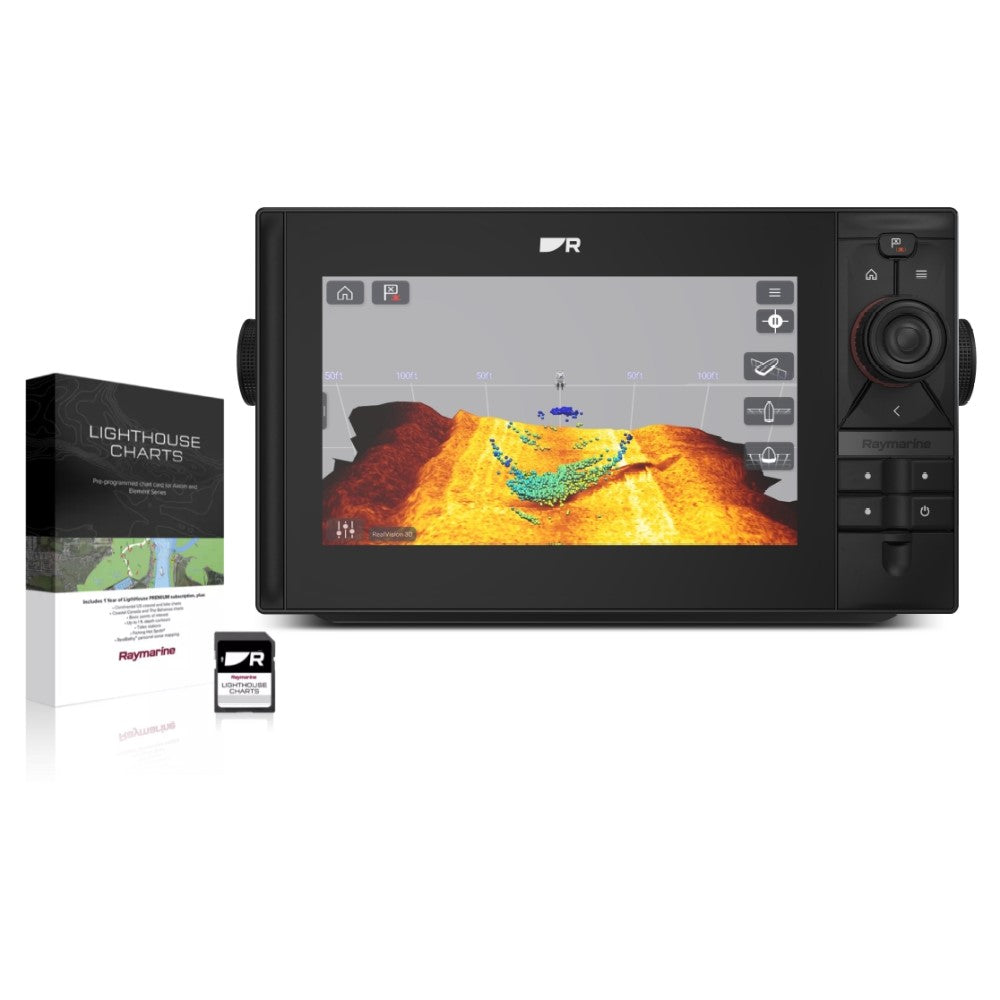 Raymarine Axiom2 Pro 9 RVM Display & Mediterranean Lighthouse Chart
