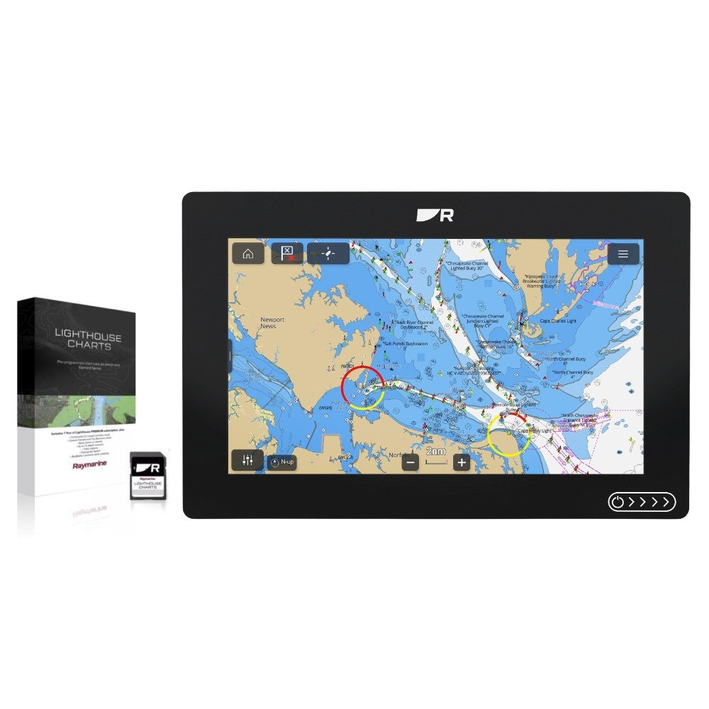 Raymarine Axiom 2 - 9S Chartplotter & Western Europe Chart