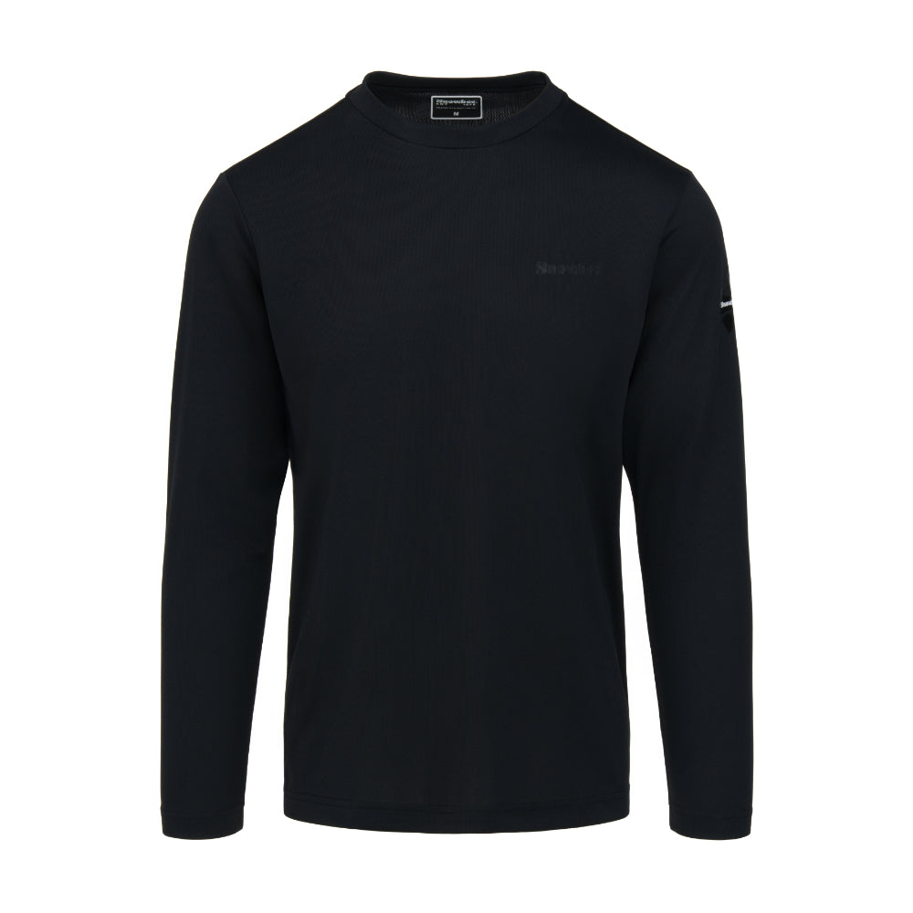 Snowbee Technical Long Sleeve Fishing T-Shirt - Black - S