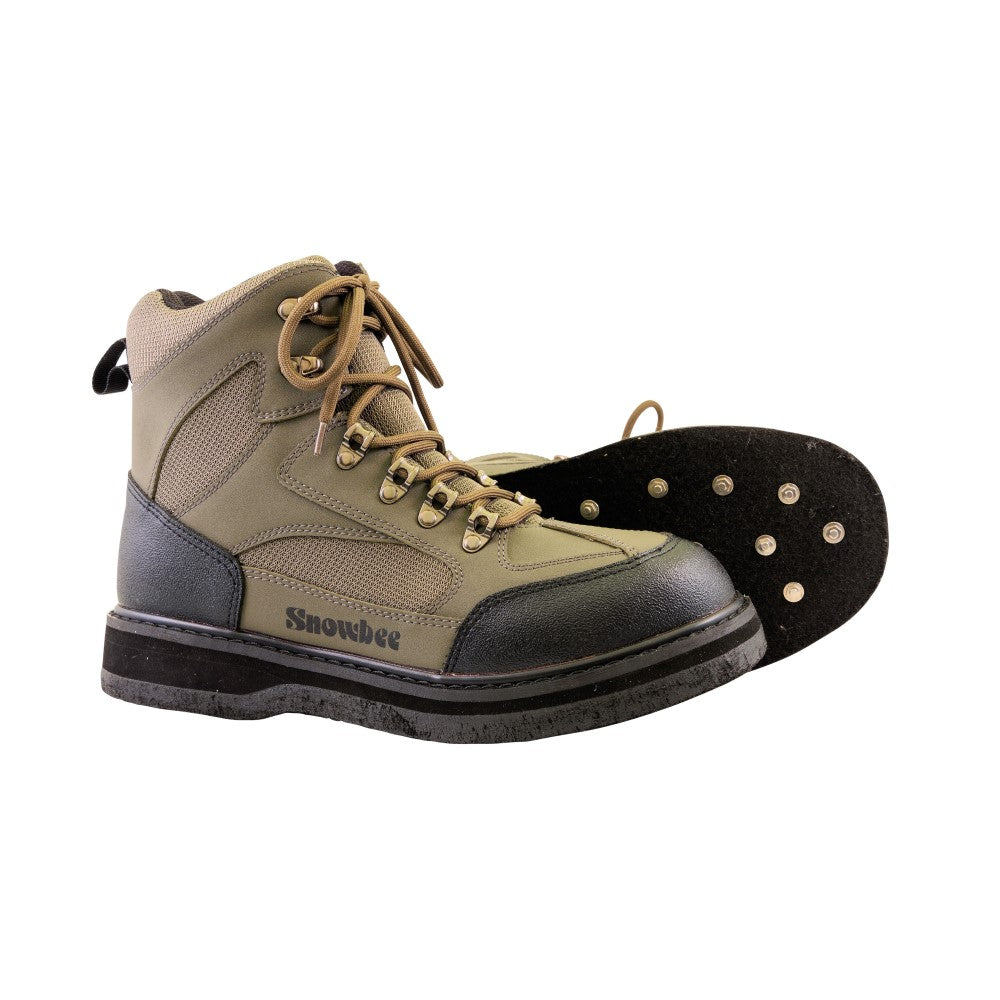 Snowbee Stream-Trek Wading Boots Studded Felt / Rubber Sole - 9