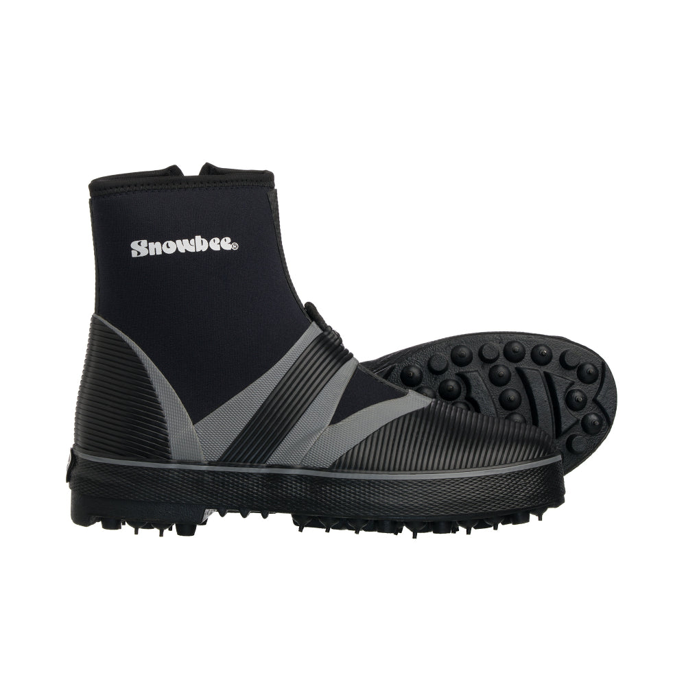 Snowbee Mens Rockhopper Spike Sole Wading Boots - Black/Grey - 11