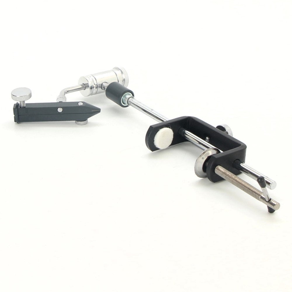 Snowbee Fly-Mate Fly-tying Clamp Vice - Ball - Silver/ Black