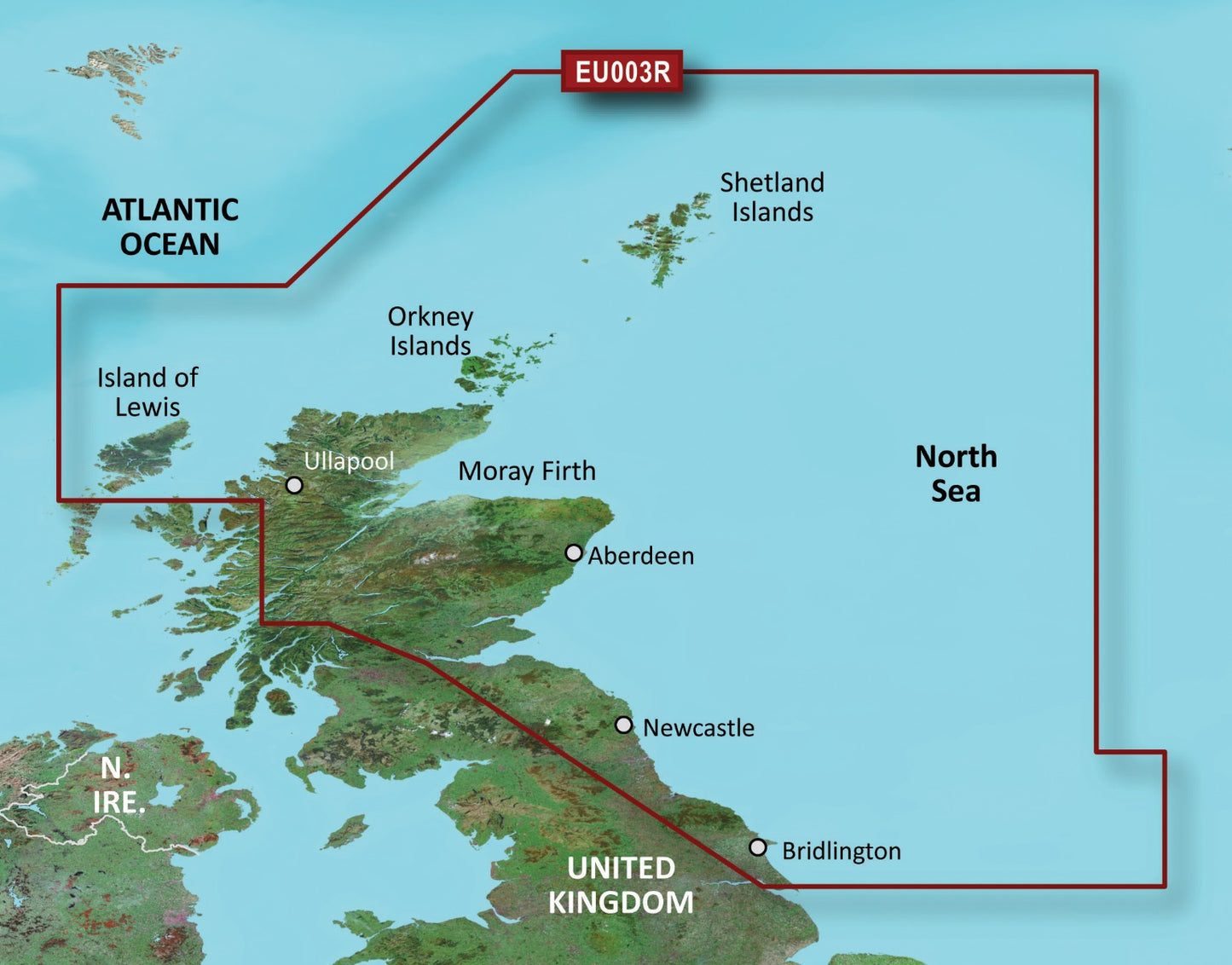 Garmin BlueChart G3 Vision - VEU003R: Great Britain Northeast Coast