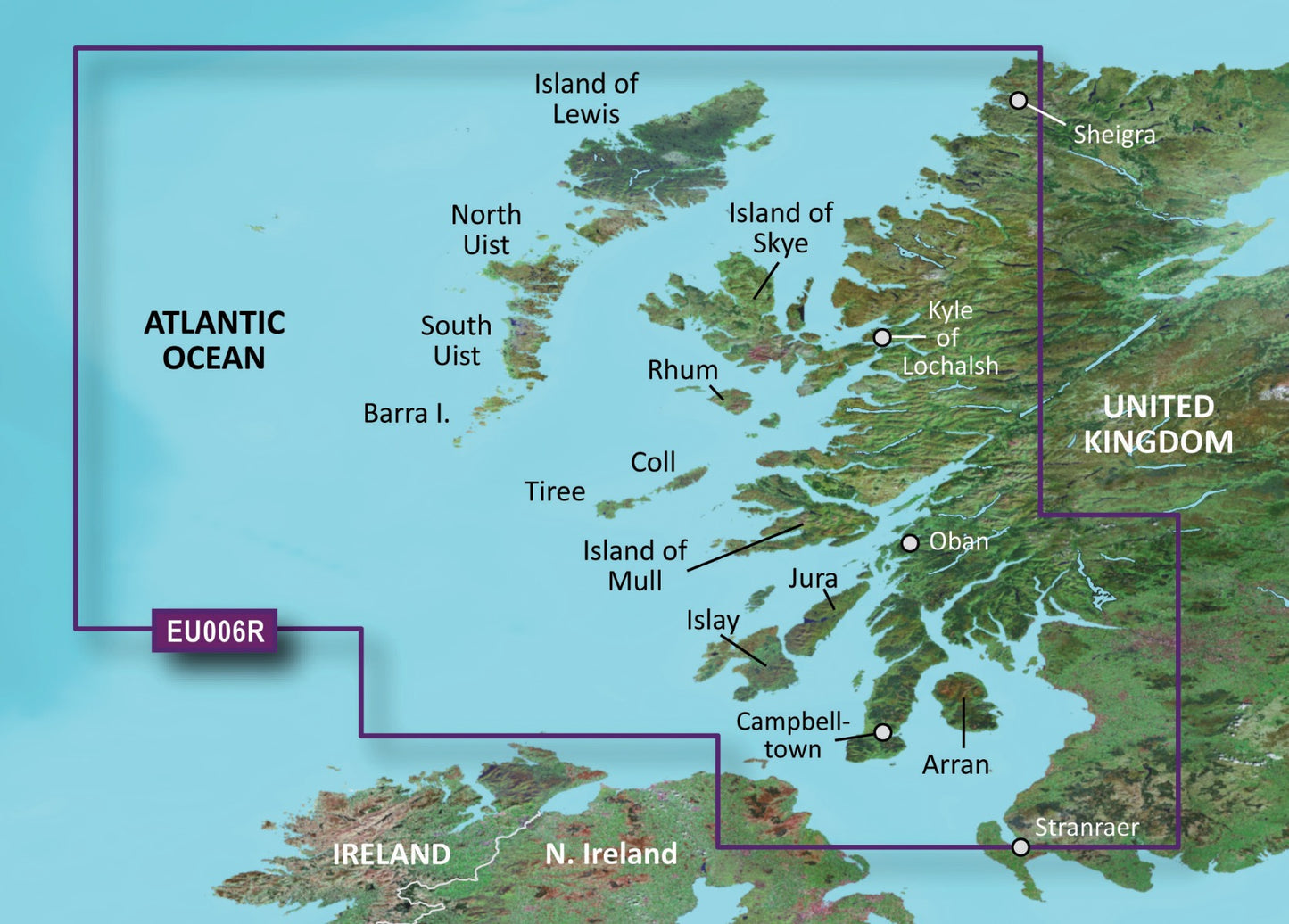 Garmin BlueChart G3 Vision Regular Area - VEU006R Scotland West Coast