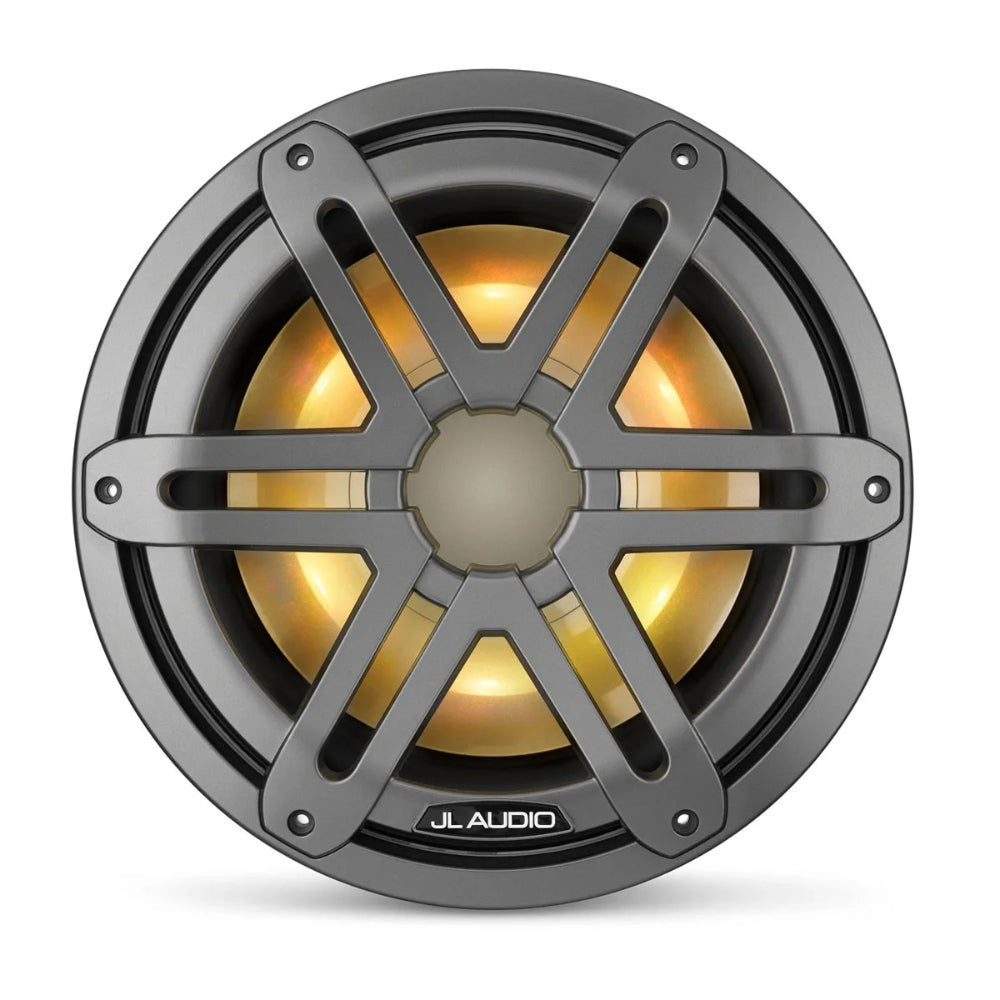 JL Audio M3 Marine Subwoofer - 10" - RGB LED - Grey Sport