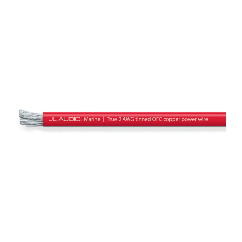 JL Audio ABYC Power Wire - 2AWG - Red - 50'