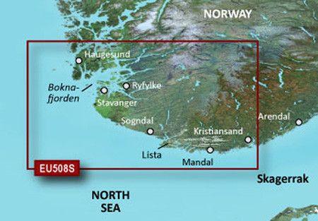 Garmin BlueChart G3 Vision - VEU508S: Kristiansand - Ryfylke