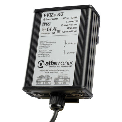 Alfatronix Powerverter IP65 24-12VDC Converter - 288W (24A)