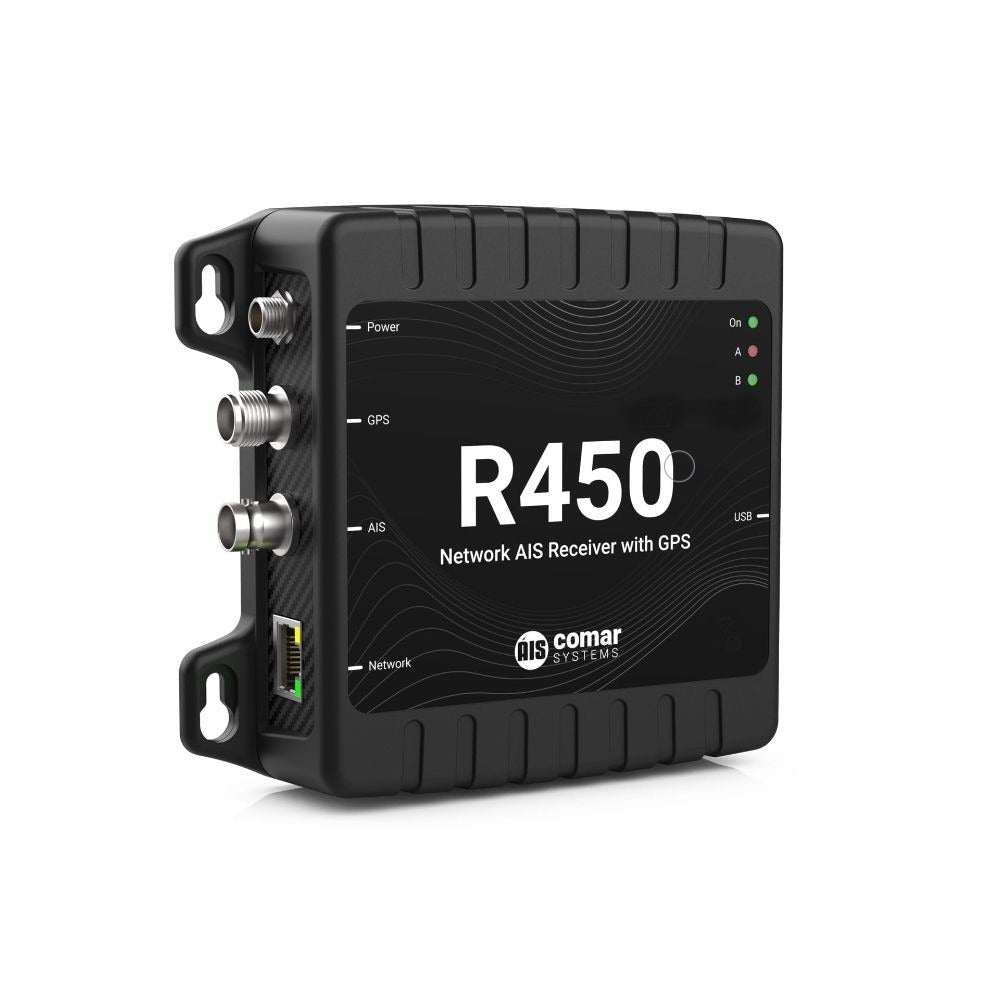 Comar R450-XGE Network AIS Receiver with Ethernet GPS (No WiFi)