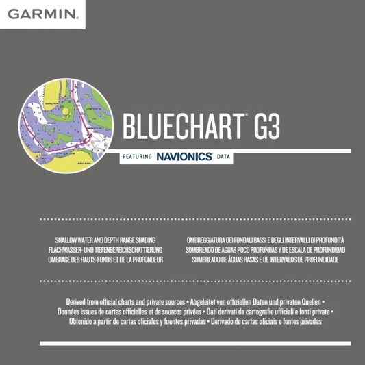 Garmin BlueChart G3 Update Card - UK & Ireland Marine Detail Map