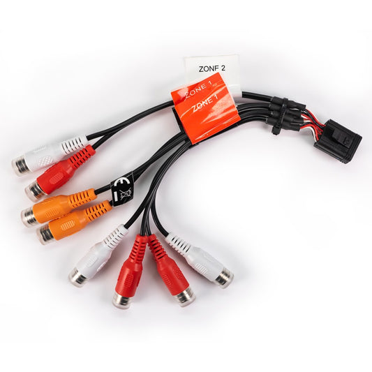 Fusion Wiring Loom - B Port - RCA Zones 1 & 2"