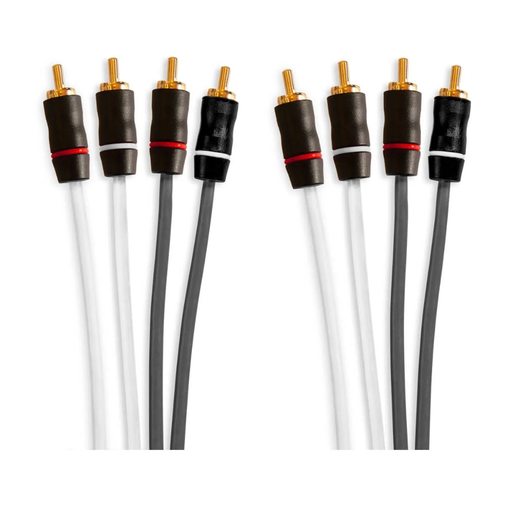 Fusion RCA Cables - 4 Channel 25ft (7.62m)