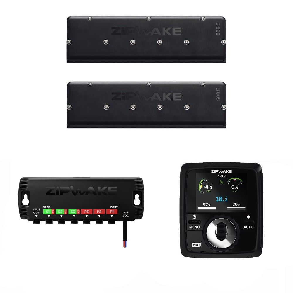 Zipwake Series E Pro Trim Control Kit - 600E Interceptor