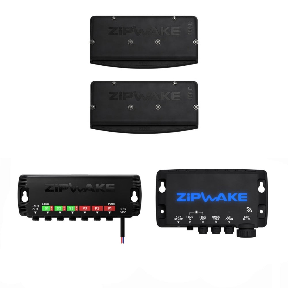 Zipwake Series E Pro Intergrated Kit - 400E R1000 Round Interceptor