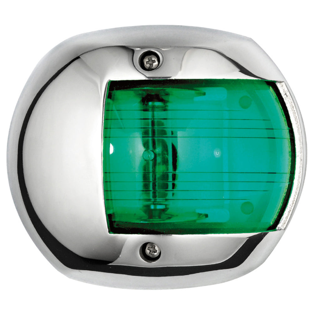 Osculati Compact 12 Stainless Steel Navigation Light - 112.5° Stbd