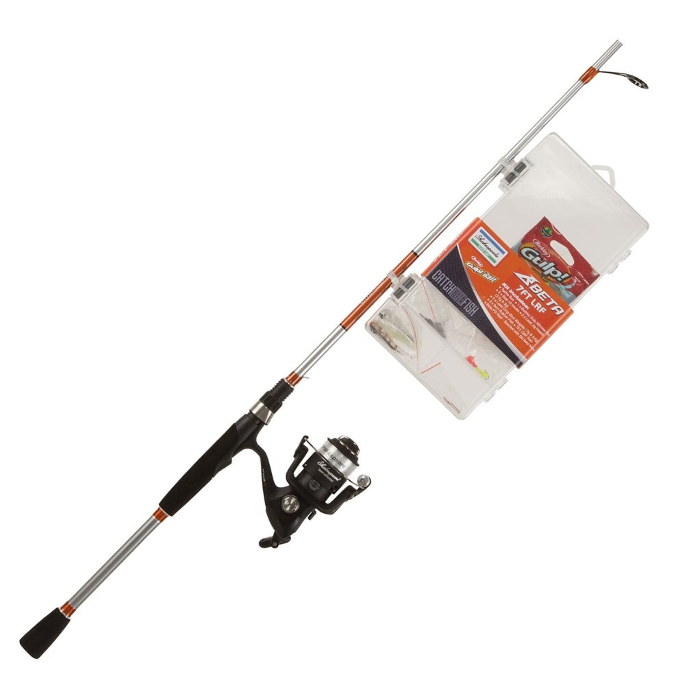 Shakespeare Catch More Fish 2 Telescopic 0.1/0.5oz 8ft Spin Rod Combo