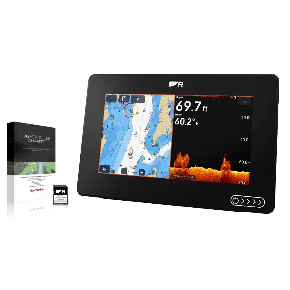 Raymarine Axiom 2 - 7RV Realvision Sonar & Western Europe Chart