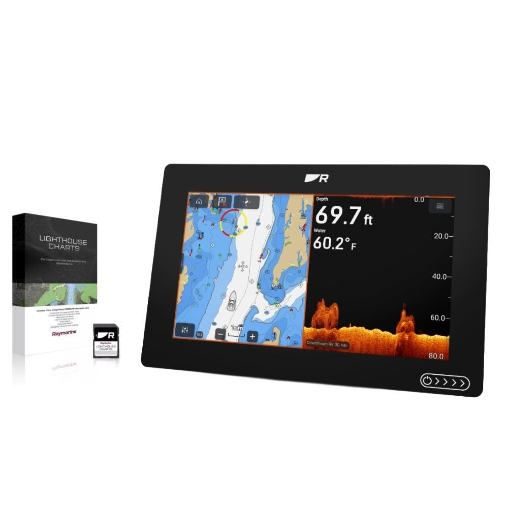 Raymarine Axiom 2 - 9RV Realvision Sonar & Western Europe Chart