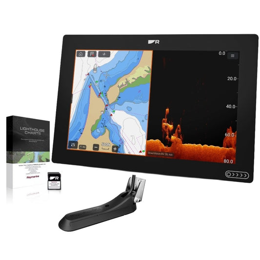 Raymarine Axiom 2 - 12RV RealVision Sonar W-Europe Chart & RV-100 Txd