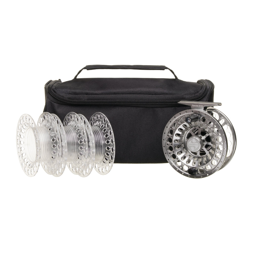 Snowbee Spectre #5/6 Cassette Fly Reel Kit - Silver