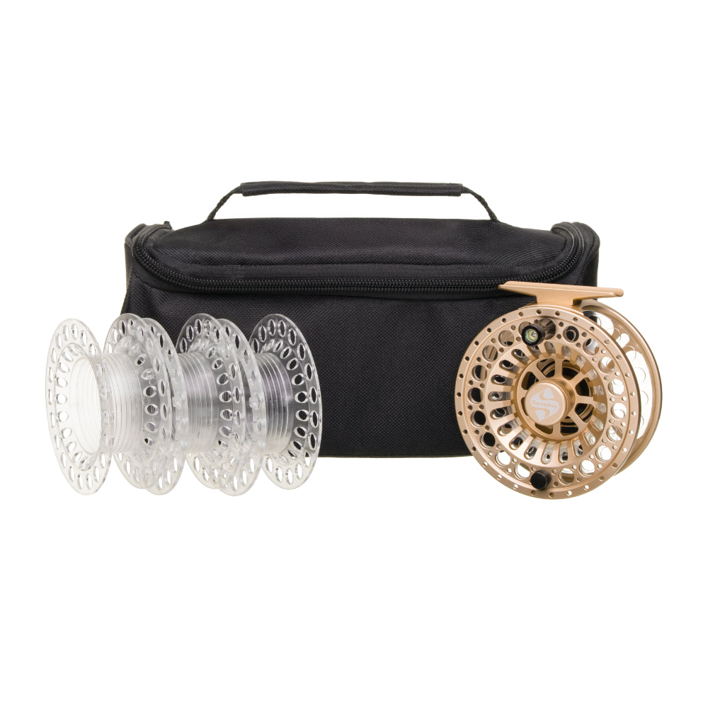 Snowbee Prestige #5/6 Cassette Fly Reel Kit - Gold