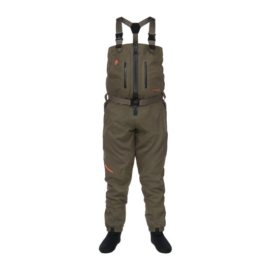 Snowbee STX2 Zip Front Breathable Stockingfoot Waders - XLL