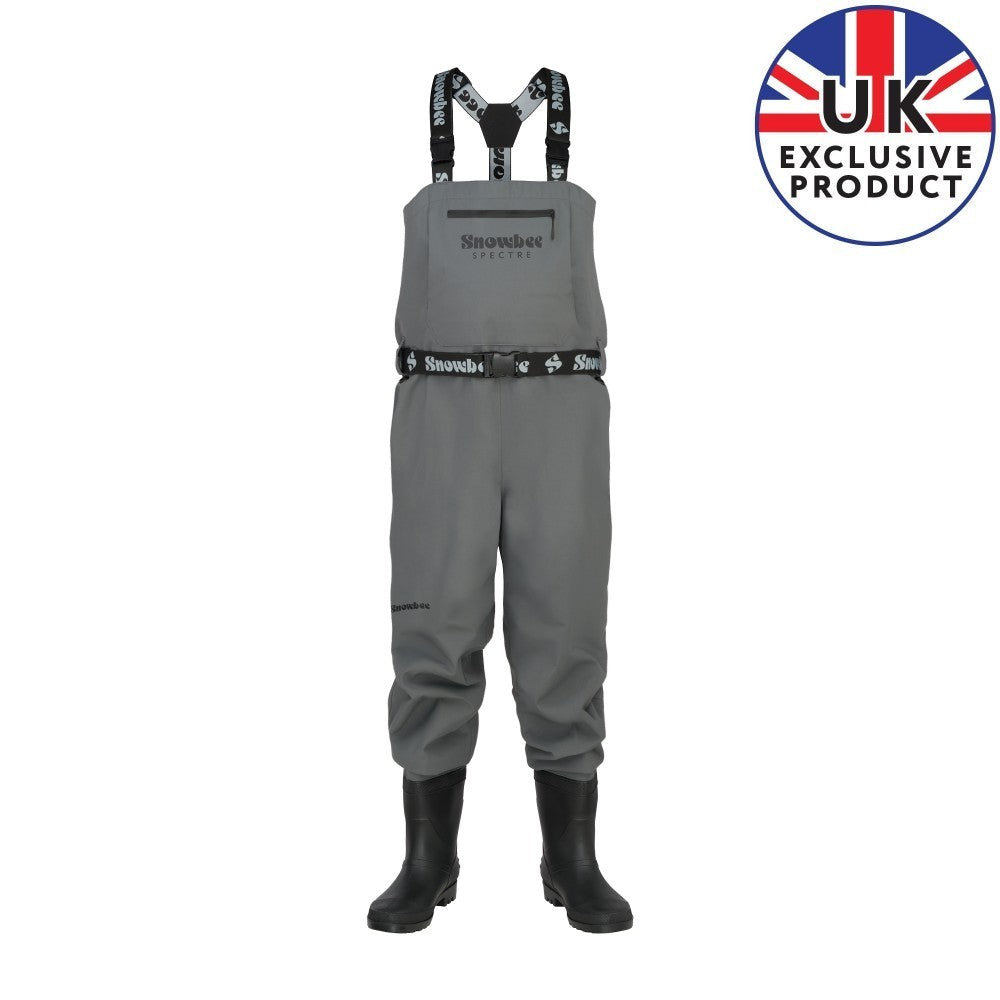 Snowbee Spectre Breathable Cleated Bootfoot Chest Wader - 10