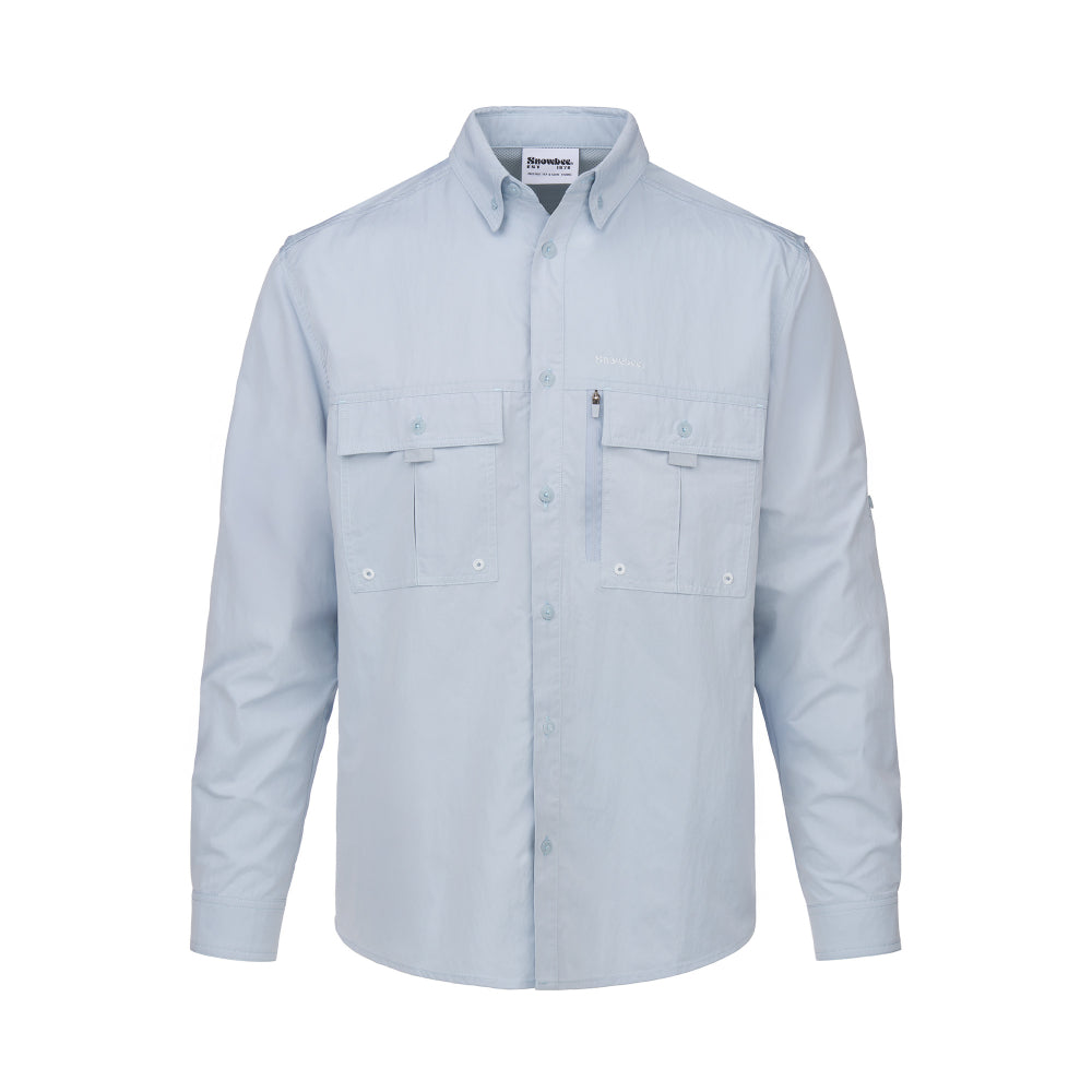 Snowbee Prestige Technical Fishing Shirt - Blue - XL