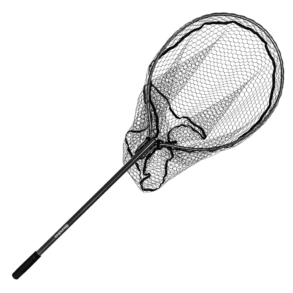 Snowbee Folding Game Net with Rubber-Mesh - Black