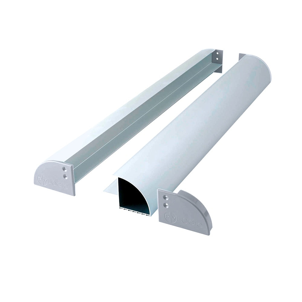 Solar Technology Aero Bracket For 60/80W Panels - Silver