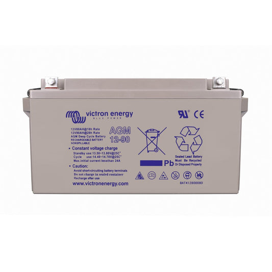 Victron AGM Deep Cycle Battery - 12V / 90Ah (M8)