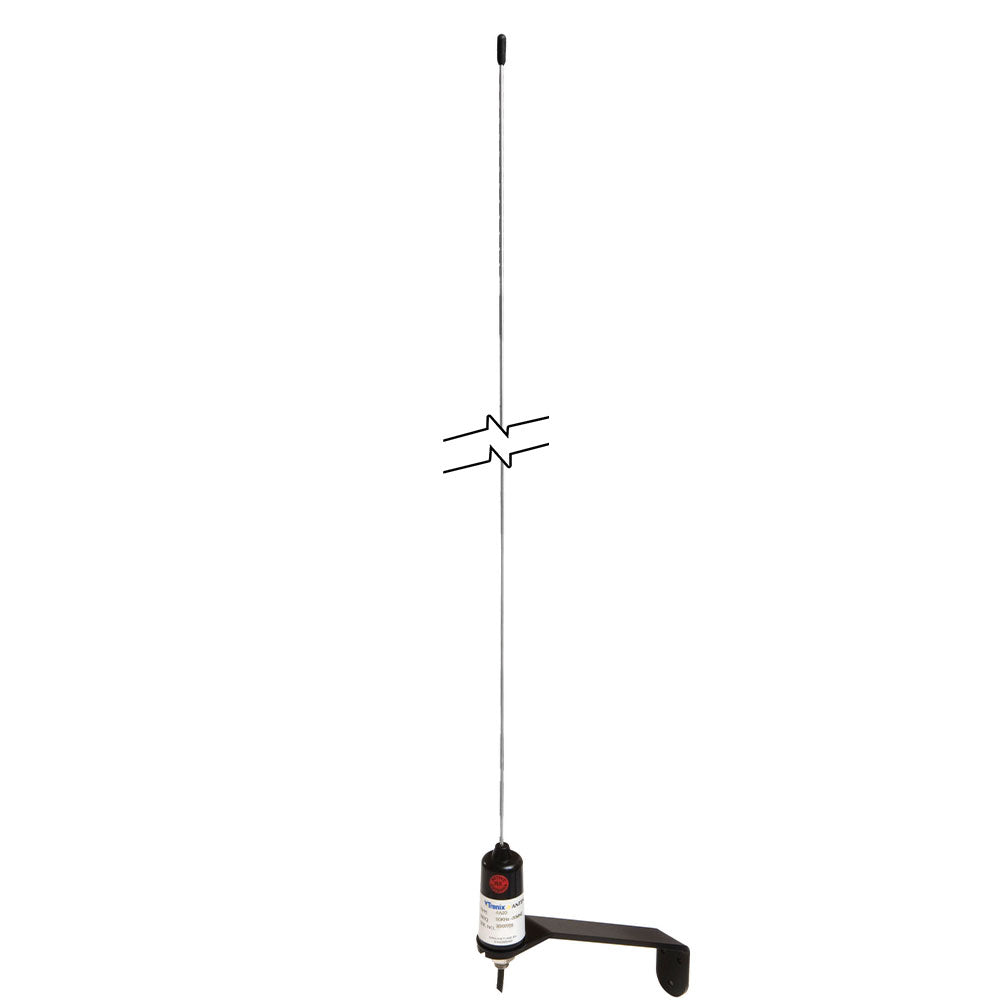 Shakespeare Stainless Steel Active Whip Antenna with Bracket - 0.9m