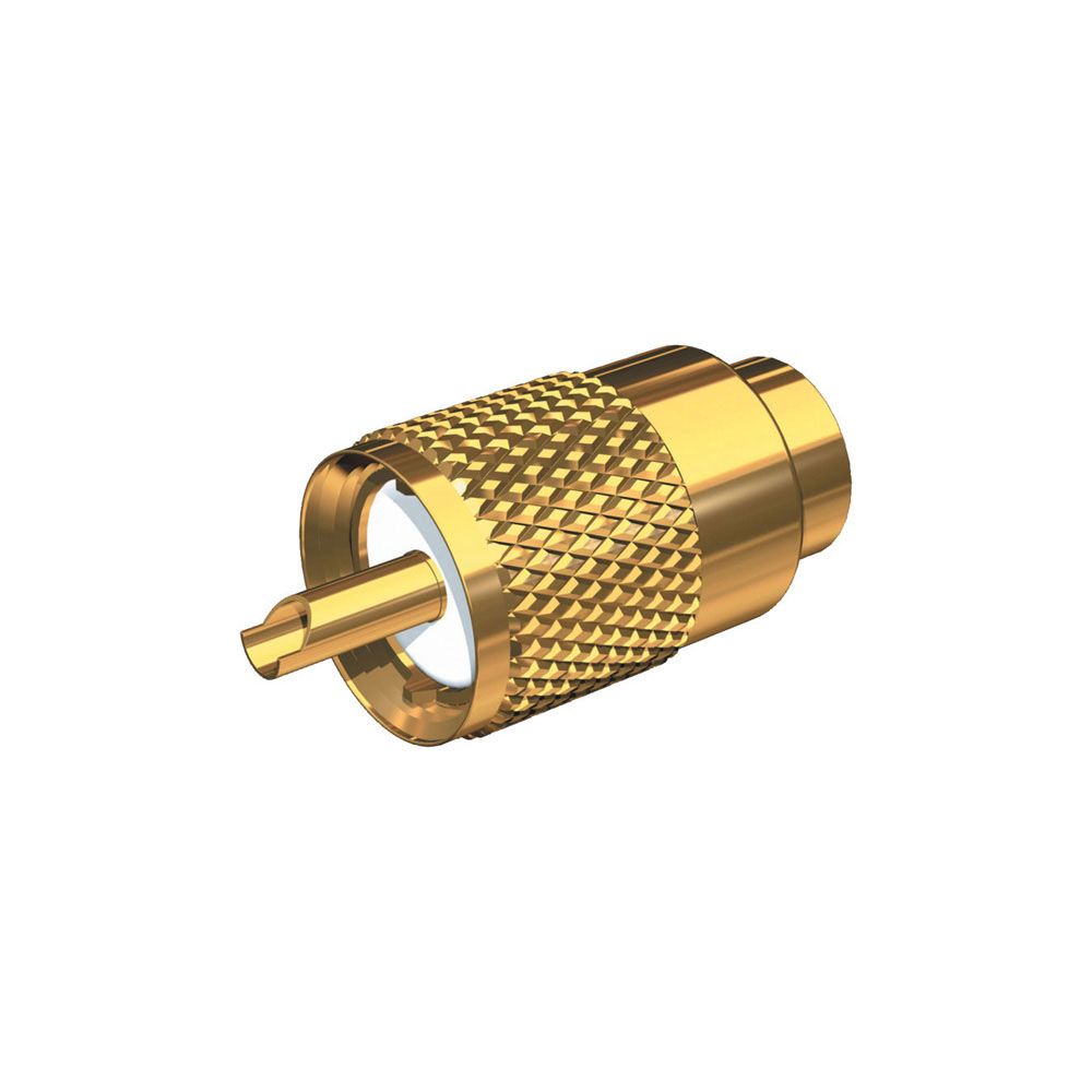 Shakespeare Gold Plated Brass connector UG176 adapter RG8X cable