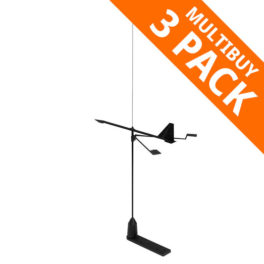 Shakespeare V-Tronix Hawk S-Steel VHF Whip Antenna - 0.9m (3 Pack)