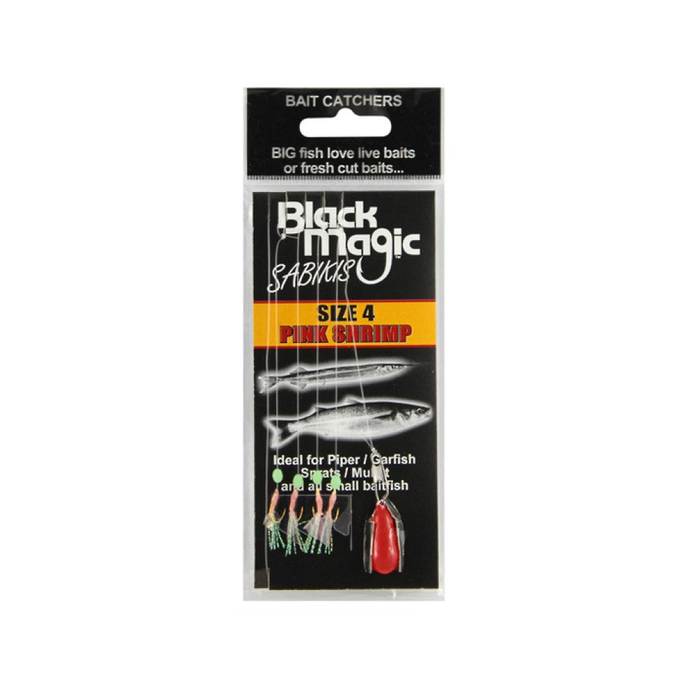 Black Magic Shrimp Hooks (Pack of 10) - Size 4