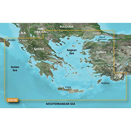 Garmin BlueChart G3 Vision - VEU015R: Aegean Sea & Sea of Marmara