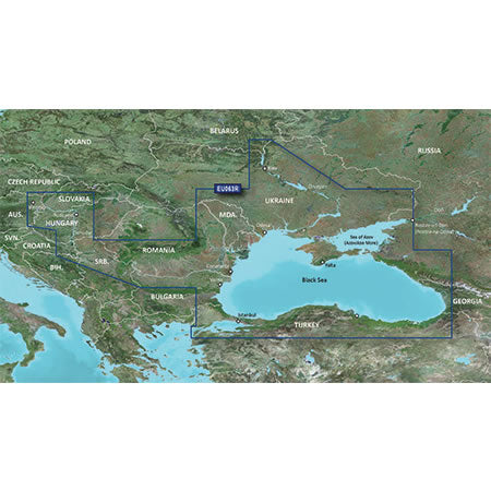 Garmin BlueChart G3 Vision Regular Area - VEU063R Black Sea & Azov Sea