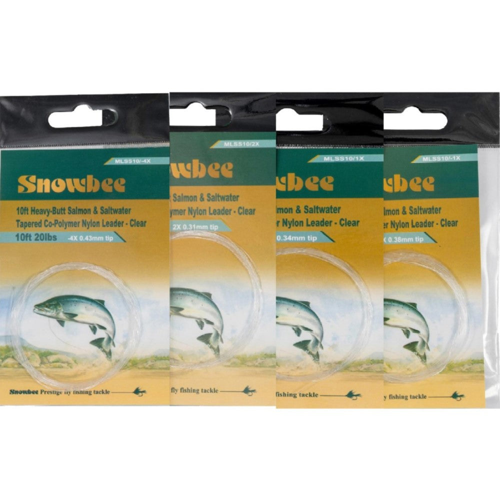 Snowbee Heavy Butt Mono Leader 10ft -4X