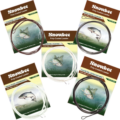 Snowbee Poly-Coated Leader - Salmon 10ft Extra Fast-Sink 5ips