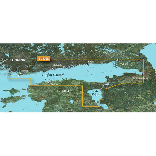 Garmin BlueChart G3 Vision - VEU491S: Hanko St. P'burg Tallin